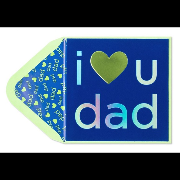 ⚡️5/$30⚡️Papyrus I love U dad, Father’s Day card - Picture 1 of 6